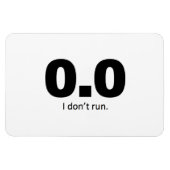 0,0 Ich laufe nicht. Magnet (Horizontal)