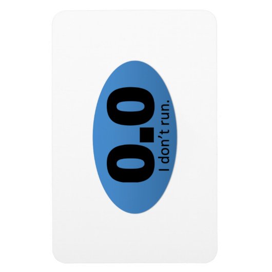 0,0 Ich laufe nicht. Magnet (Vertikal)