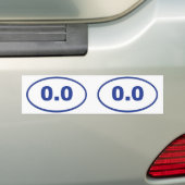 0,0 oval autoaufkleber (Auf Auto)