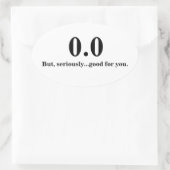 0.0 OVALER AUFKLEBER (Tasche)