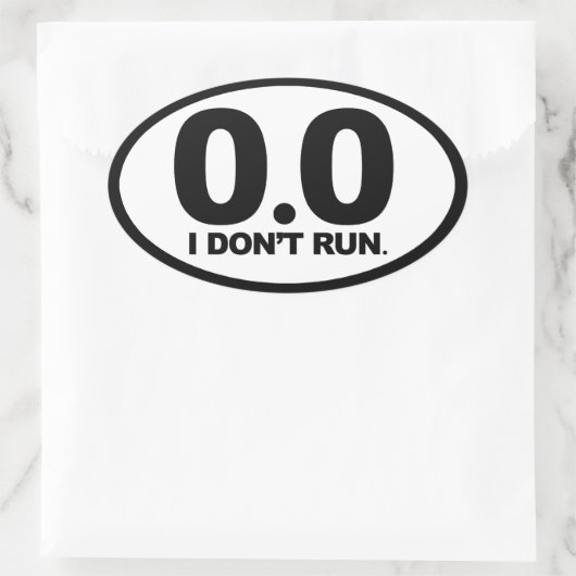 0.0 OVALER AUFKLEBER (Tasche)