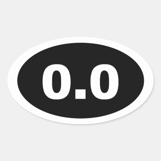0.0 OVALER AUFKLEBER (Vorderseite)