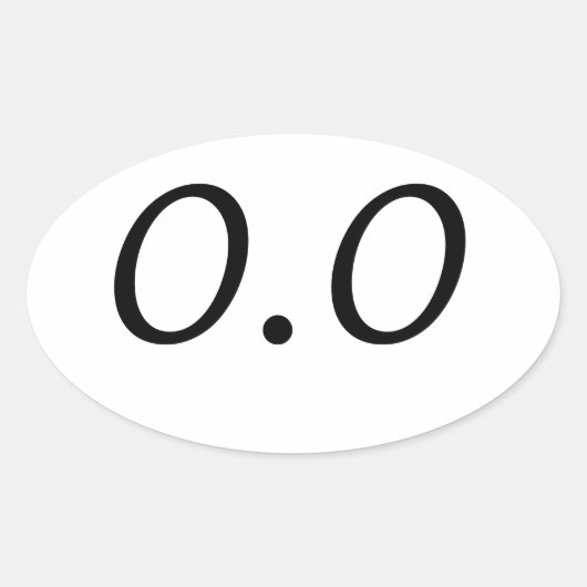 0.0 OVALER AUFKLEBER (Vorderseite)