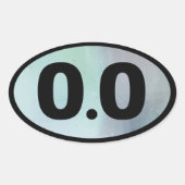 0.0 OVALER AUFKLEBER (Vorderseite)