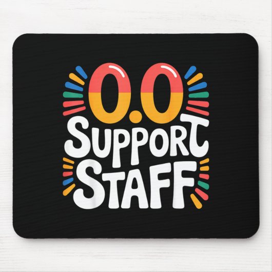 0.0 Suprt Staff Marathon Cheer Squad -  Mousepad (Vorne)