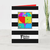 0-1-1-2-3-5-8 Fibonacci Karte (Vorderseite)