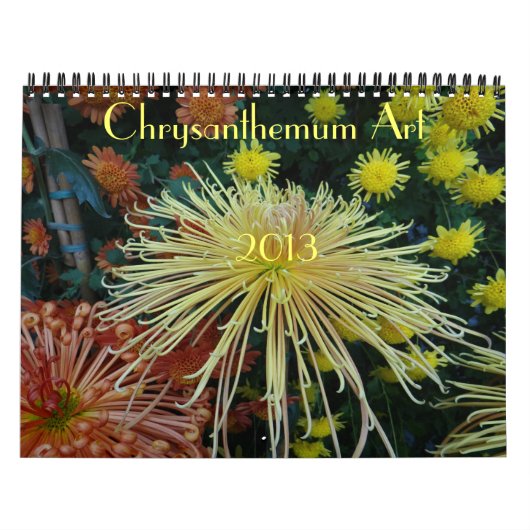 0 2013 Chrysanthemum Art Kalender (Titelbild)