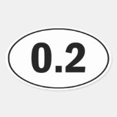 0.2 Funny Running Sticker (Vorderseite)