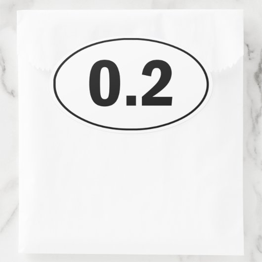 0.2 Funny Running Sticker (Tasche)