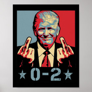 0 2 Lustig Trump 2024 Trump 2024 Sieg Sieg Gewinne Poster