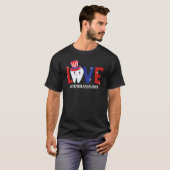 0 4. Juli Zahn Zahnärztliche Assistentin Kinderhei T-Shirt (Vorne ganz)