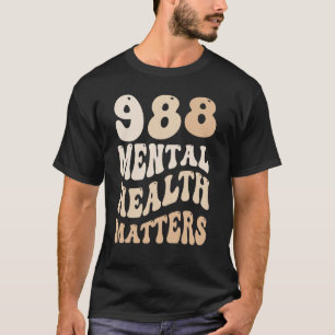 0 988 Semikolon Psychische Gesundheit ist wichtig T-Shirt