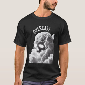 0 Bewölkter Totenkopf-Wolke-Punk-Mental-Gesundheit T-Shirt