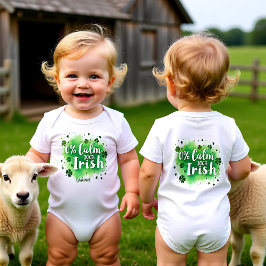 0% Calm, 100% Irish  for Spirited Sprouts Baby Strampler