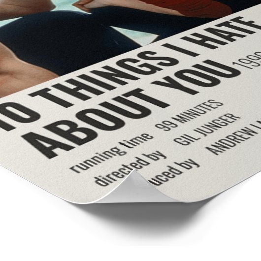 0 Dinge, die ich an dir hasse 999 Poster (Ecke)