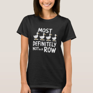 0 Enten T-Shirt Mit Sicherheit Nicht Alle In Einer