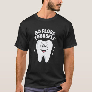 0 Geh und flosse dich selbst Sarkastischer Vater Z T-Shirt