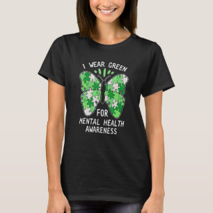 0 Ich trage Grün für das Puzzle zur Sensibilisieru T-Shirt