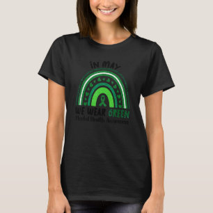 0 Im Mai tragen wir grünes Bewusstsein für psychis T-Shirt
