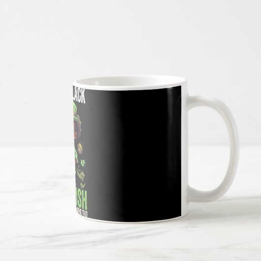 0% Ire 100% Schwarz -lustiger St. Patricks Day Sch Kaffeetasse (Rechts)