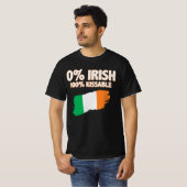 0 % Irisch 100 % Kissable T-Shirt (Vorne ganz)