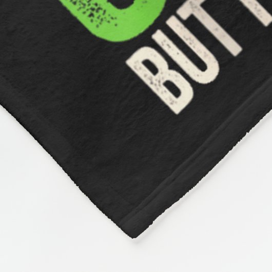 0% Irish 100% Black -funny St. Patricks Day Black  Fleecedecke (Ecke)