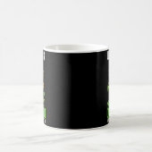 0% Irish 100% Black -funny St. Patricks Day Black Kaffeetasse (Mittel)