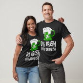 0 Irish 100 Drunkish Draft Beer Shamrock St Patric T-Shirt (Unisex)
