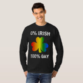 0 Irish 100 Gay St Saint Patrick's Day T-Shirt (Vorne ganz)