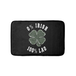 0 Irish 100 Loa Kleeblatt Badematte