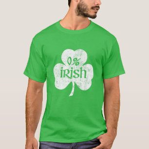 0 % Irish Kleeblatt Apparel Vintag St Patricks Day T-Shirt