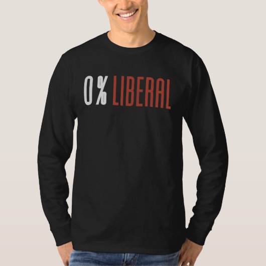 0 Liberal 100 American T-Shirt (Vorderseite)
