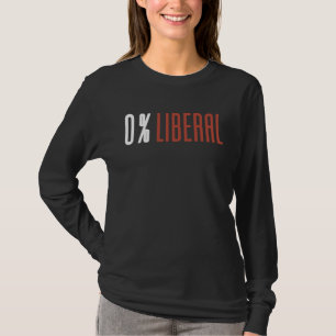 0 Liberal 100 Amerikanisch T-Shirt