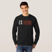 0 Liberal 100 Amerikanisch T-Shirt (Vorne ganz)