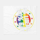 0 Liberal 100 Gay LGBT Design für Konservative Fleecedecke (Vorderseite (Horizontal))