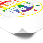 0 Liberal 100 Gay LGBT Design für Konservative Fotodruck (Ecke)
