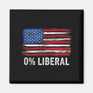 0% Liberal Null Prozent Anti Liberaler Republikane Magnet