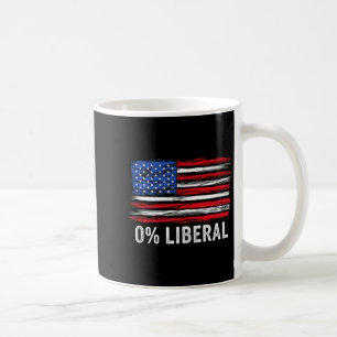 0% Liberal Null Prozent Anti Liberaler Republikani Kaffeetasse