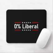 0% Liberal - Null-Prozent-Erklärung Mousepad (Mit Mouse)