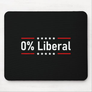 0% Liberal - Null-Prozent-Erklärung Mousepad