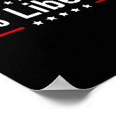 0% Liberal - Zero Percent Statement Poster (Ecke)