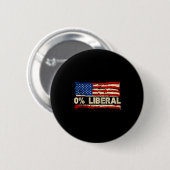 0% Liberaler Null Prozent Liberaler Republikaner F Button (Vorne & Hinten)