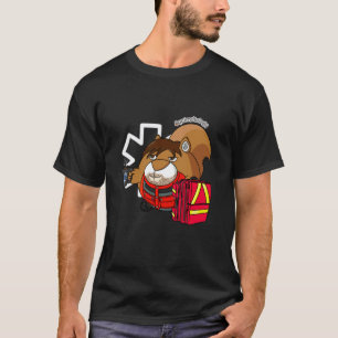 0 lustiges Eichhörnchen - gelangweilter Rettungssa T-Shirt