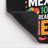 0% Mexikaner 100% bereit zur Fiesta Mousepad (Ecke)