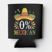 0 % mexikanische Null Prozent Funny Cinco De Mayo Dosenkühler (Vorderseite)