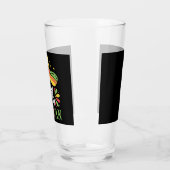 0 % mexikanische Null Prozent Funny Cinco De Mayo Glas (Links)
