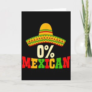 0% mexikanischer Cinco De Mayo Fiesta Sombrero lus Karte