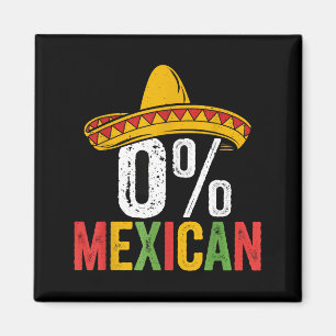 0% mexikanischer cinco de mayo lustiger sombrero f magnet