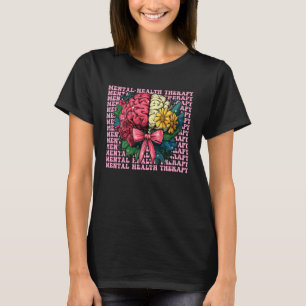 0 Psychische Gesundheit Therapie Therapeutin Bewus T-Shirt