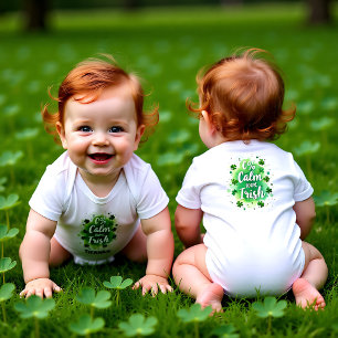 0% ruhig, 100% Irisch für Energy Shamrocks Baby Strampler